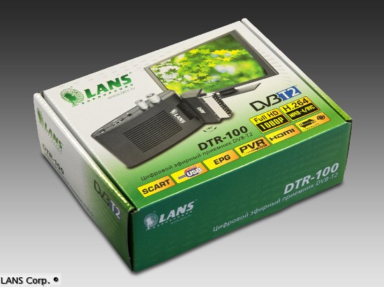 Цифровой эфирный ресивер Lans dtr-100